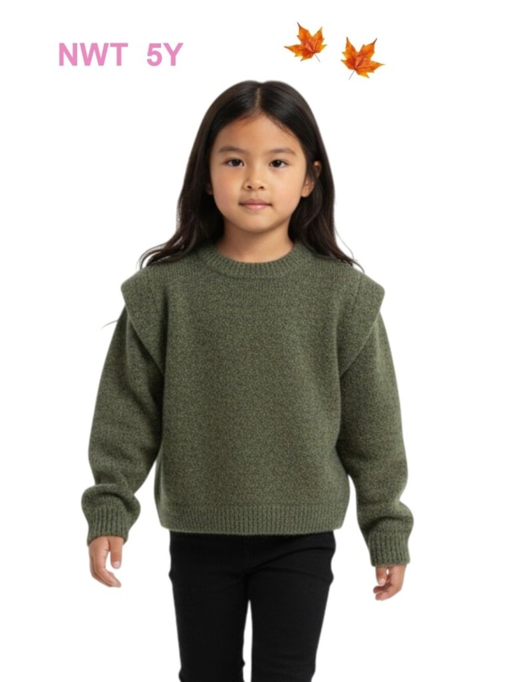 Vignette Deep Green Sweater - size 5Y